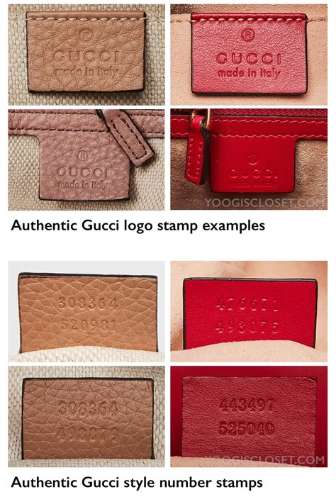 Authenticity Tips: Gucci Labels and Tags.